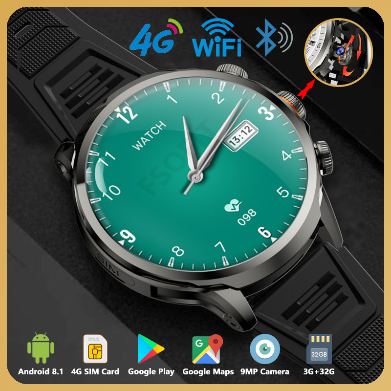 Men'S Fashion App - Jam Tangan Cerdas Android Jaringan 4G