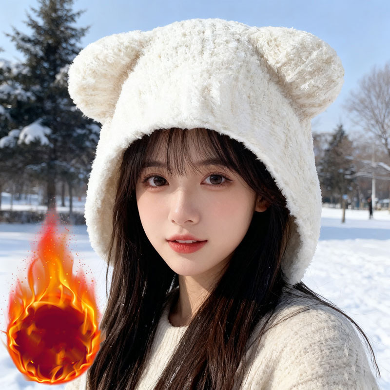 Beanie Winter Hat - Topi Rajut Wanita Musim Gugur Musim
