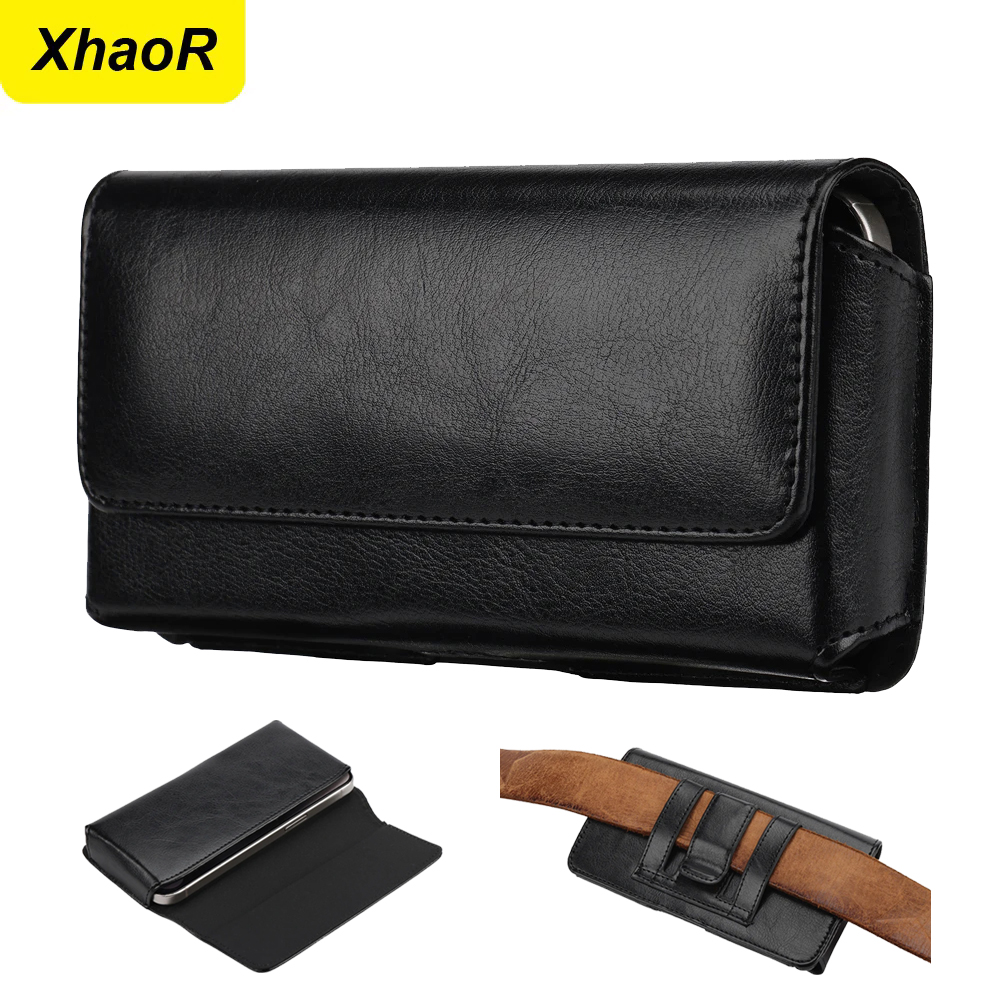 Belt Mens Fashion - Kantong Kulit Universal dengan Klip Sabuk