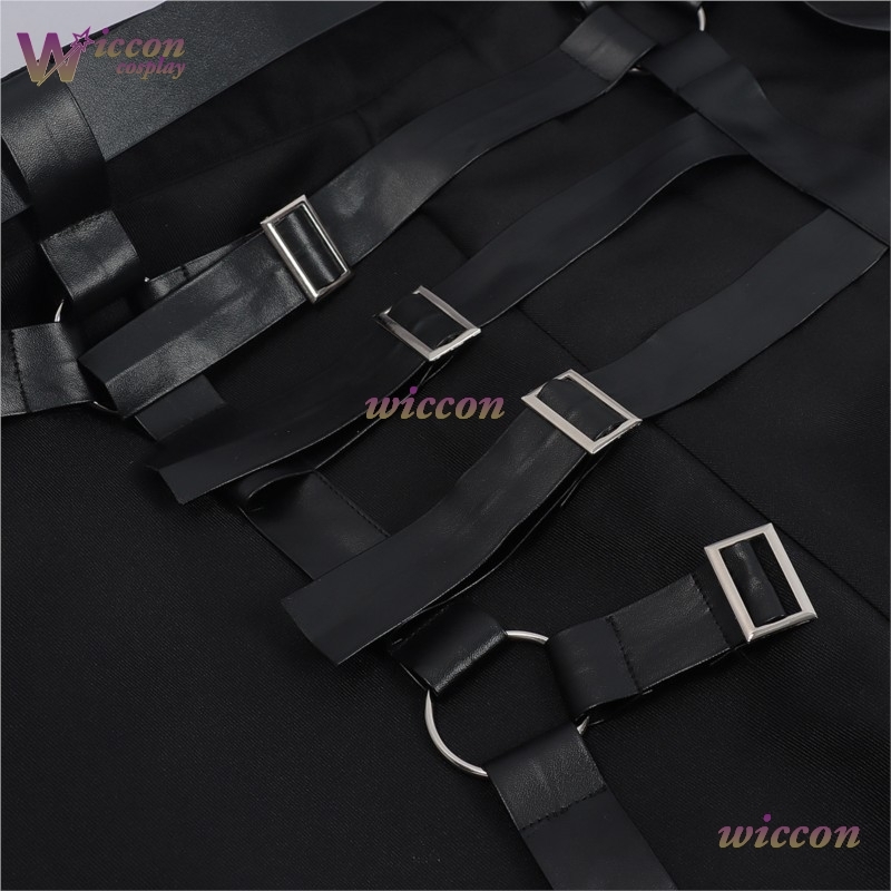 Belt Mens Fashion - Dengan Sabuk Rok Celana Hitam Gotik