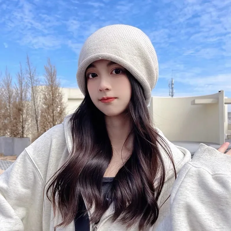 Beanie Winter Hat - Topi Rajut Wanita Musim Dingin Hangat