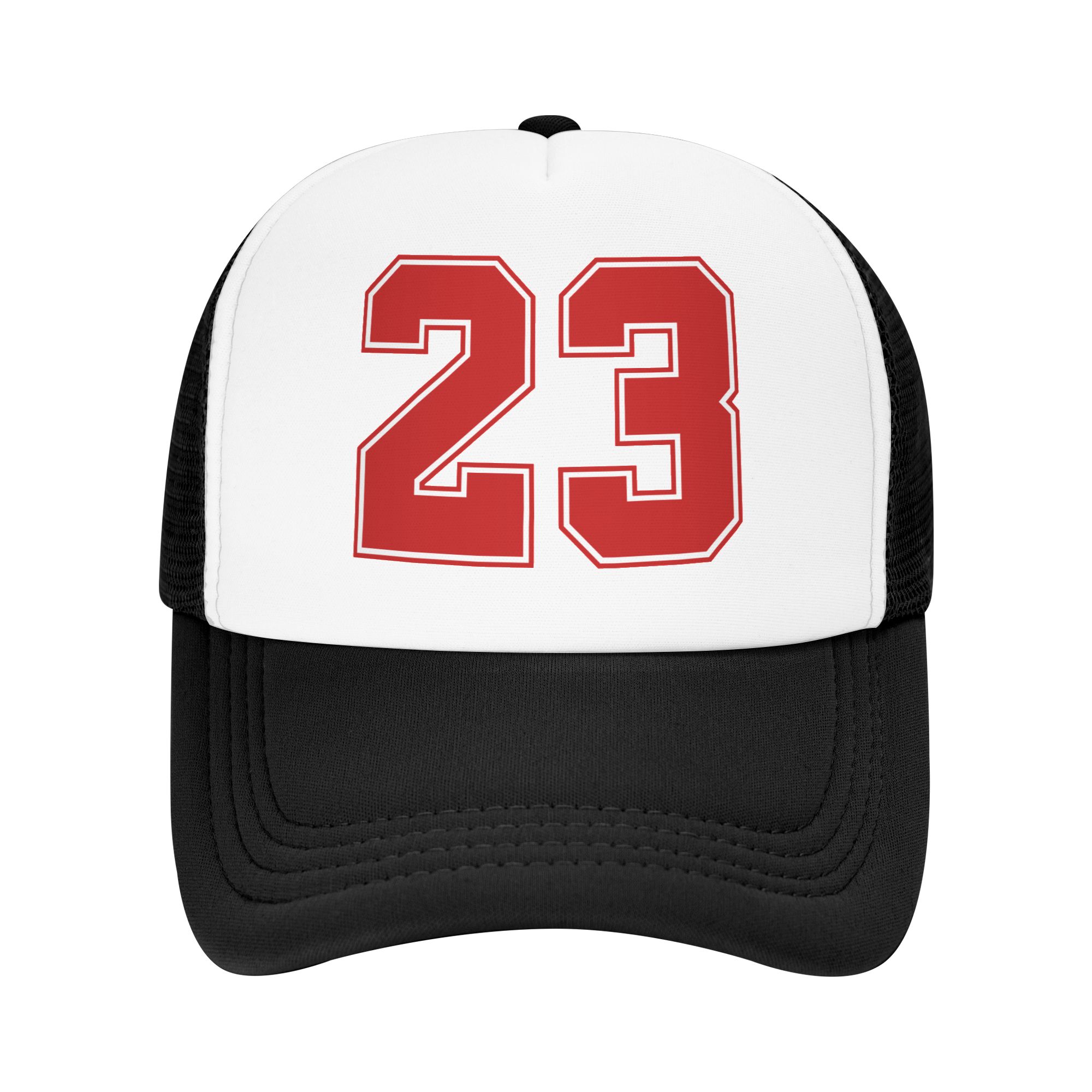 Trucker Hat Cap - Topi Bisbol Klasik Nomor 23 untuk