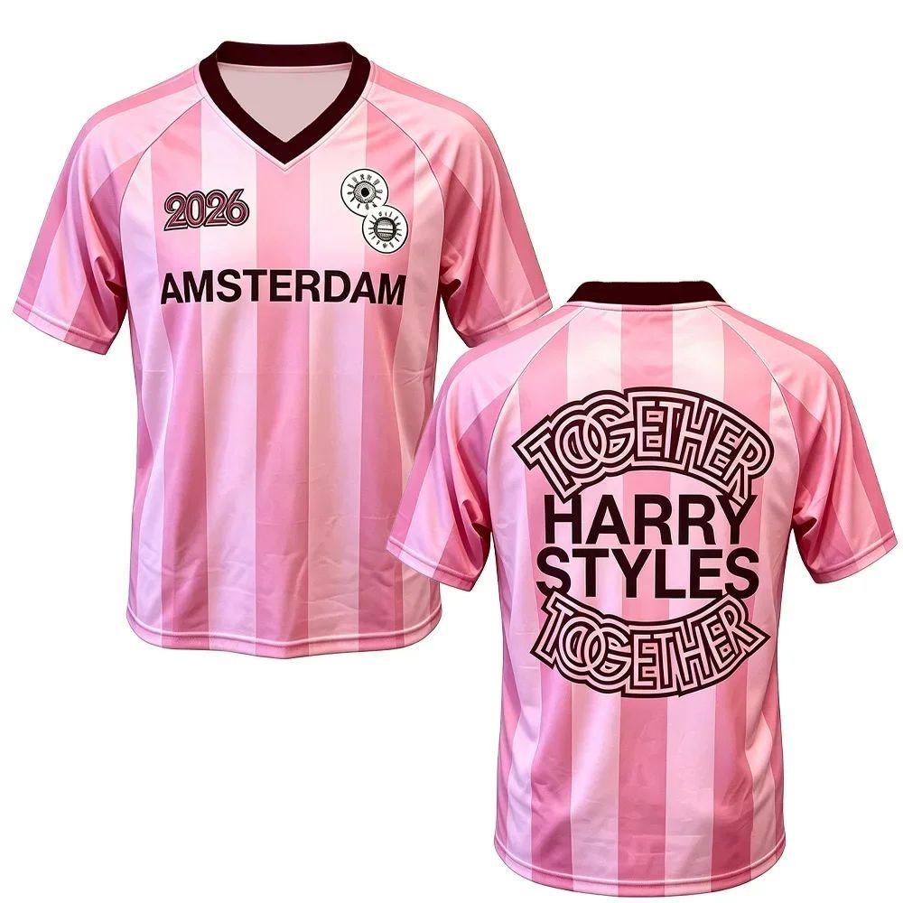 Men'S Fashion Pink Shirt - Kaos Sepak Bola Pink Terinspirasi Harry