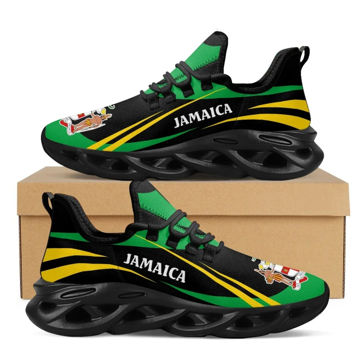 Men'S Fashion Footwear - Sepatu Motif Bendera Jamaika Sepatu Sneakers