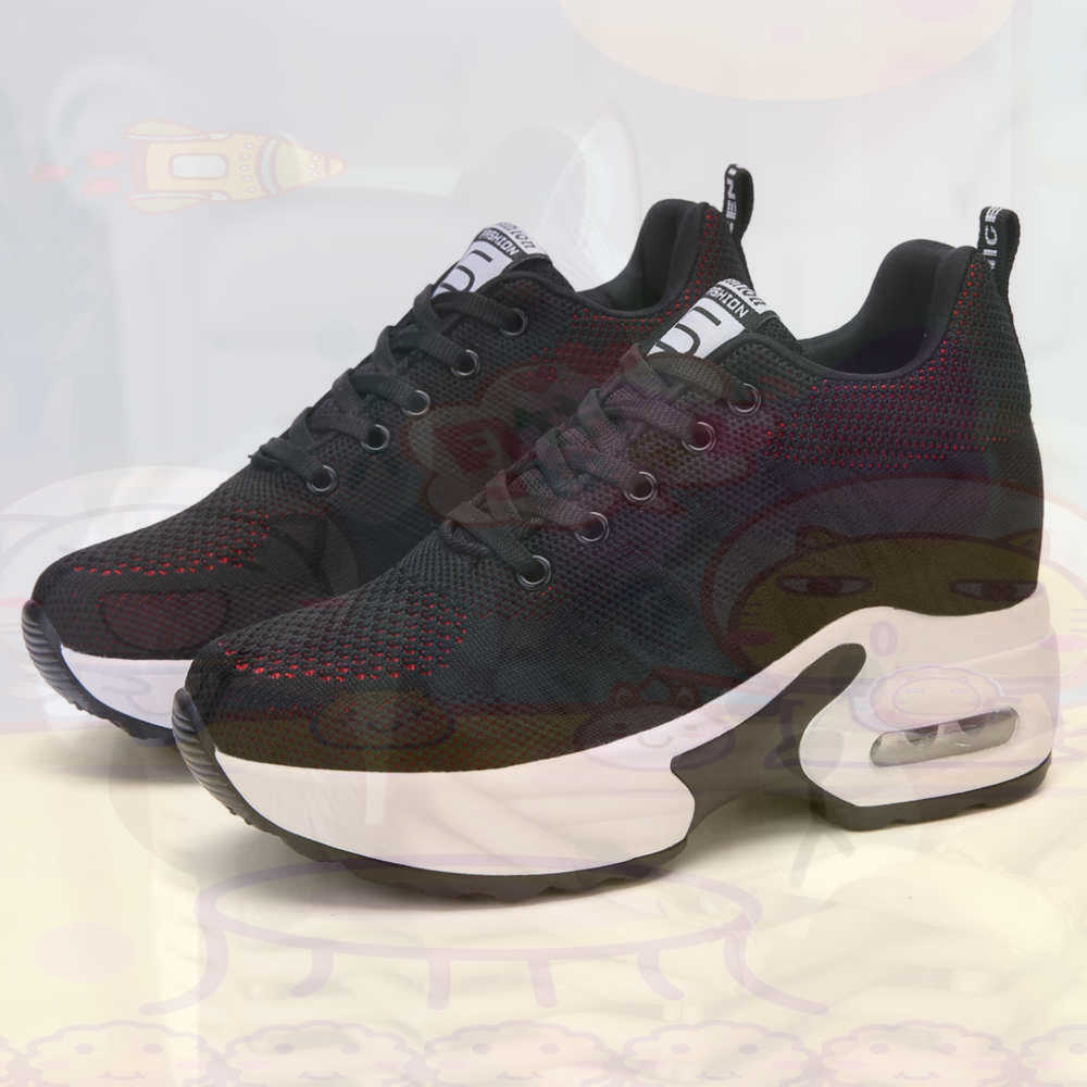 Men'S Fashion All Black Outfit - Merah Ukuran 36 Sepatu Wanita Tenis