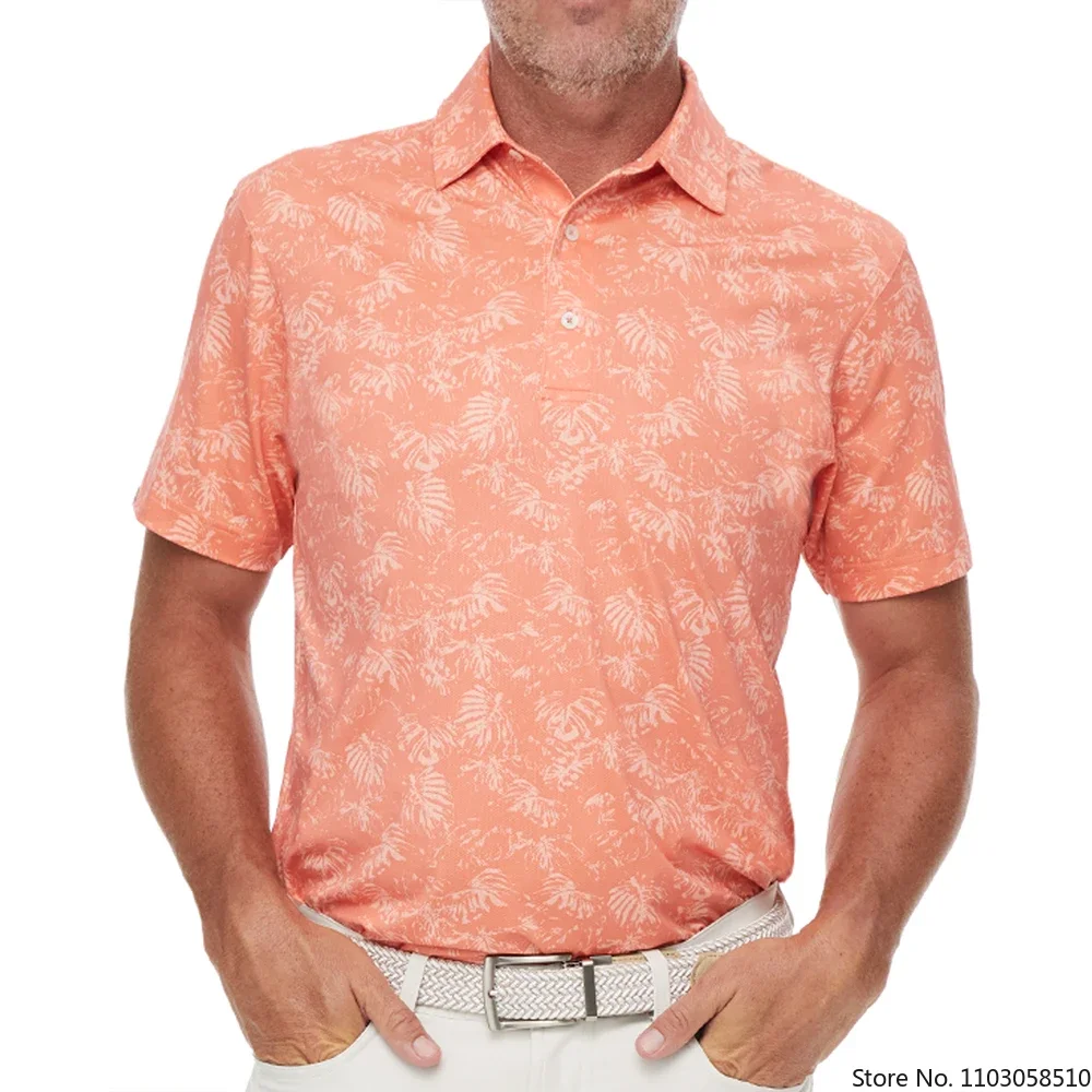 Men'S Fashion Golf Clothing - Kaus Golf Musim Panas Kaus Olahraga