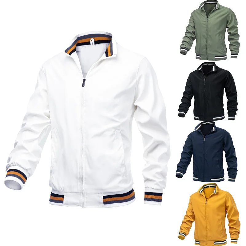 Mens Fashion Bomber Jacket - Jaket Bomber Musim Semi Musim Gugur