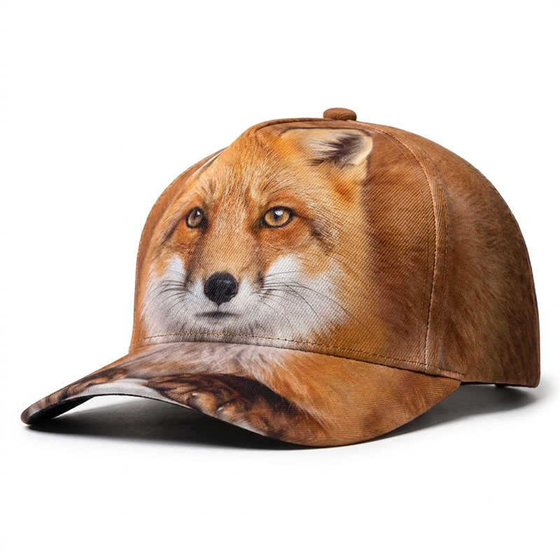 Trucker Hat Cap - Topi Bisbol Kustom Red Fox Rusty