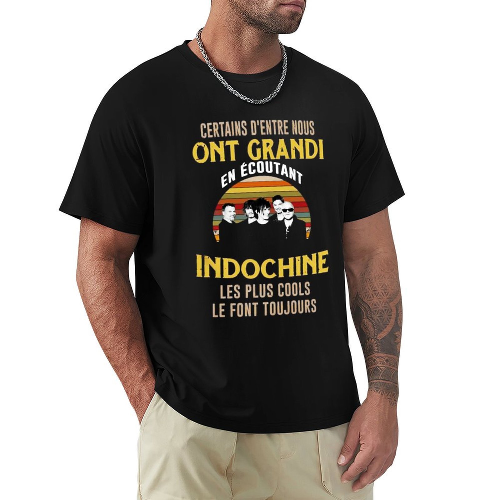 Men'S Fashion Genres - Logo band Indochine7 exselna Genre Rock,