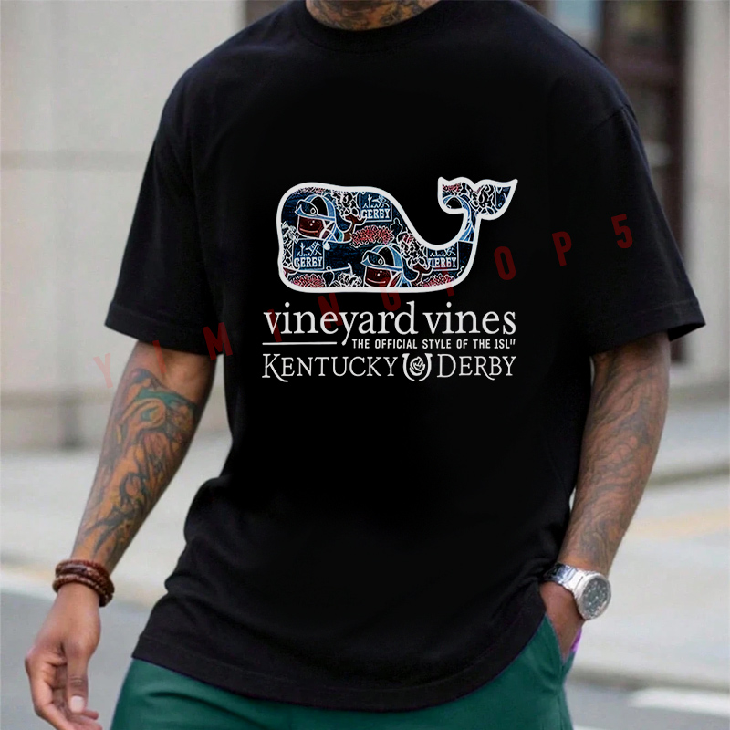Men'S Fashion For Kentucky Derby - Vineyard Vines Kaus Moto Pria Katun