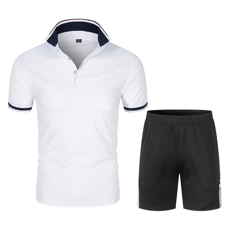 Men'S Fashion Golf Clothing - Set Kemeja Polo Pria Musim Panas