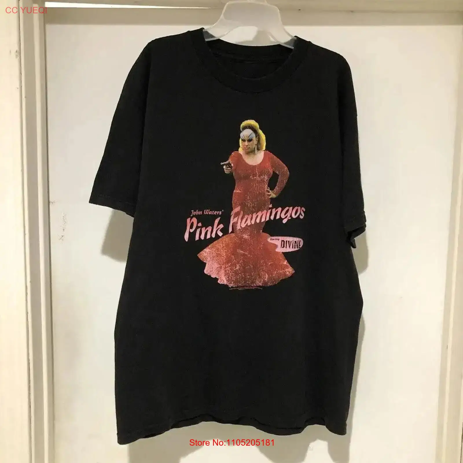 Men'S Fashion Pink Shirt - Vintage 90s John Waters Pink Flamingos