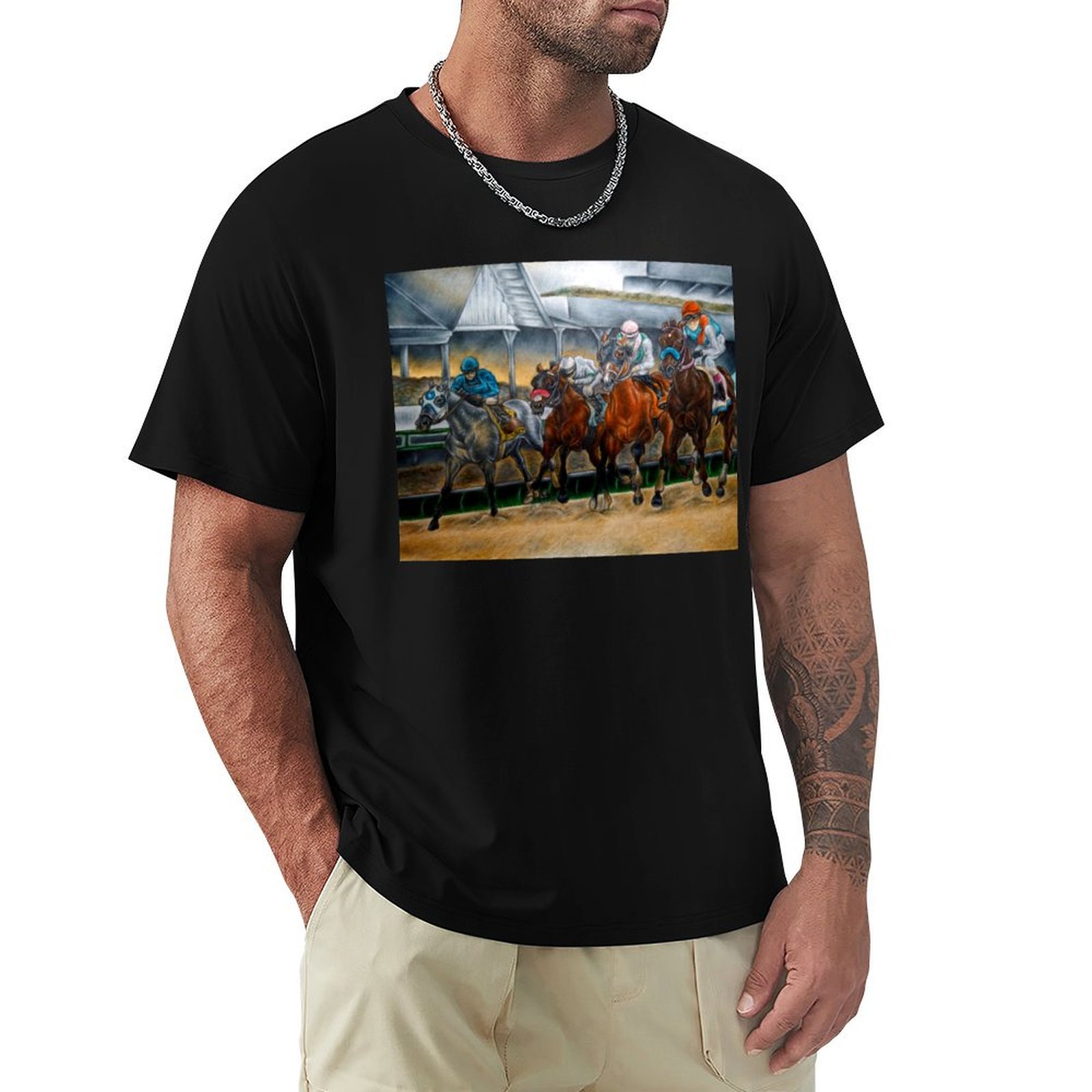 Men'S Fashion For Kentucky Derby - Kaos Kentucky Derby 2021 dengan Pola