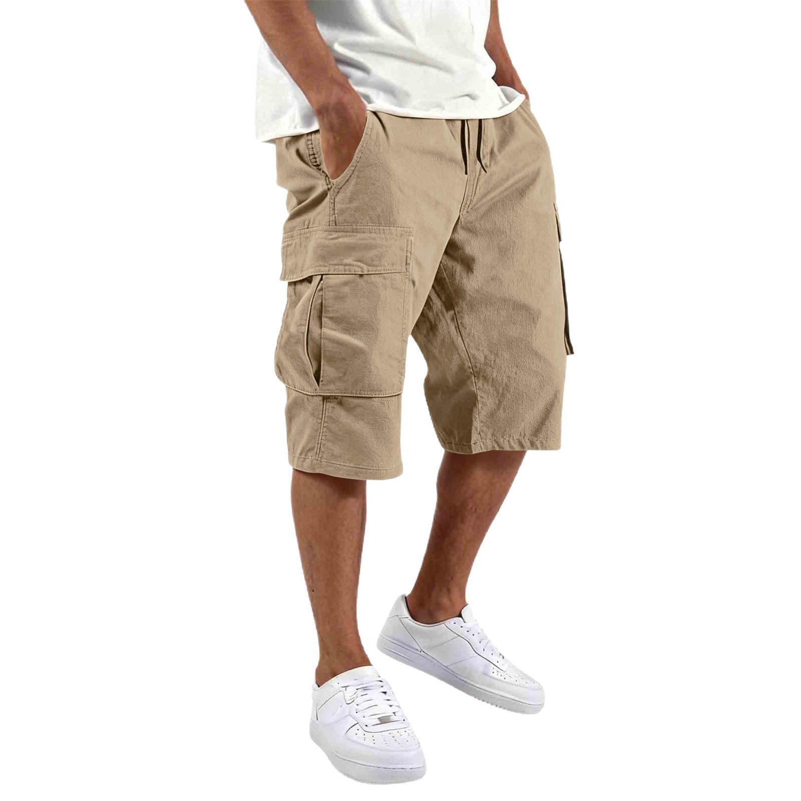 Men'S Fashion Loose Pants - Celana pendek pria musim panas 2026,