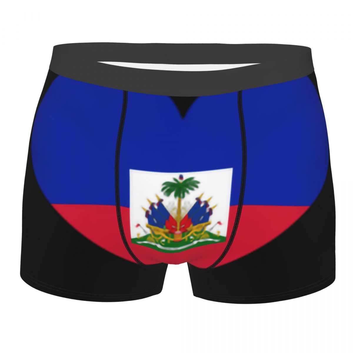 Men'S Fashion Underwear - Celana Pendek Boxer Bendera Haiti Fashion,