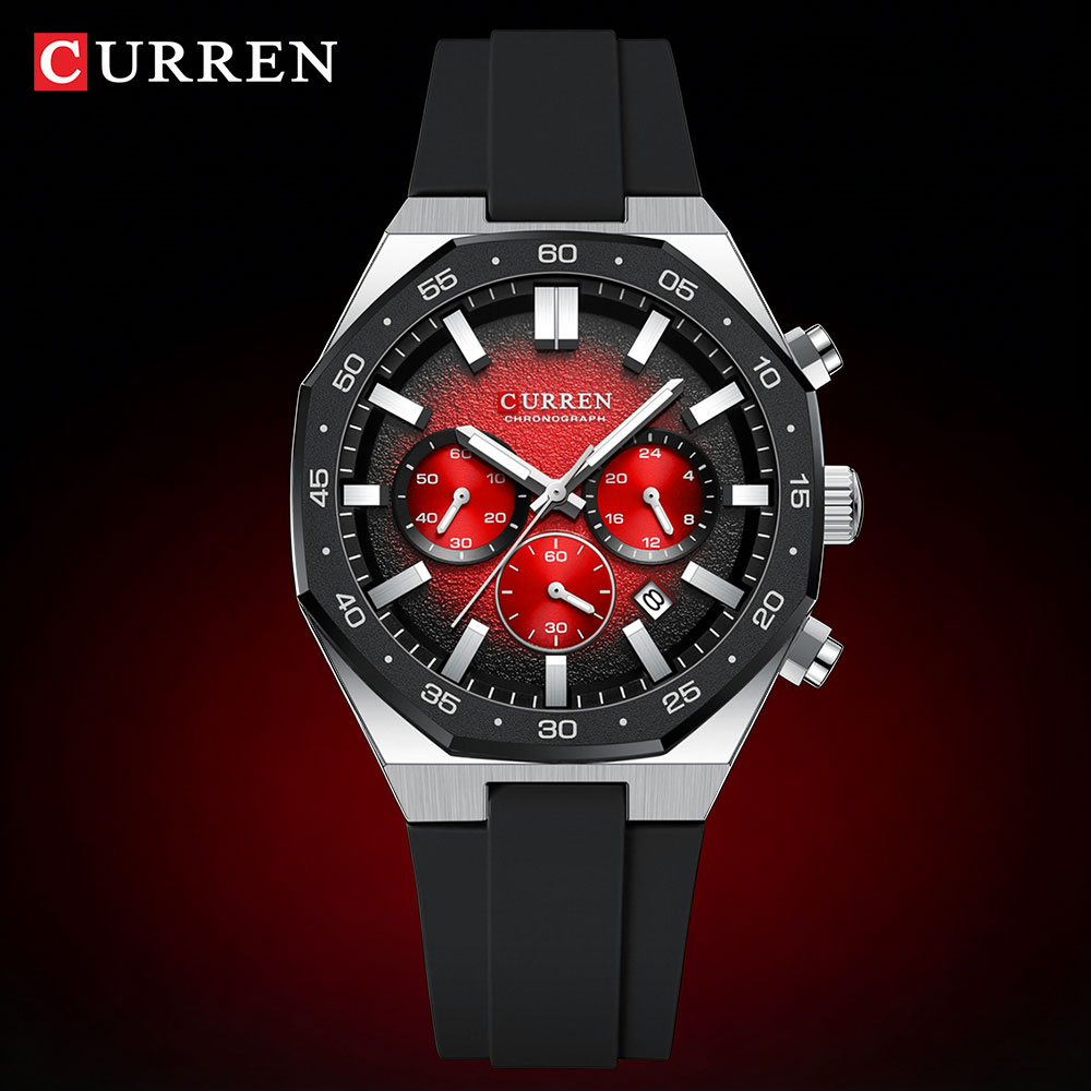 Belt Mens Fashion - CURREN Jam Tangan Olahraga Pria Kasual