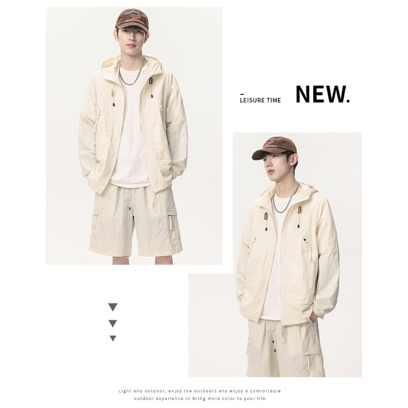 Men'S Fashion Golf Clothing - Pakaian Kulit Tahan UV Kasual Golf