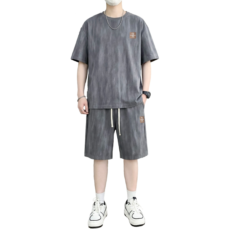 Men'S Fashion And Style - 【T-Shirt + Celana Pendek 5-Point】Setelan T-Shirt