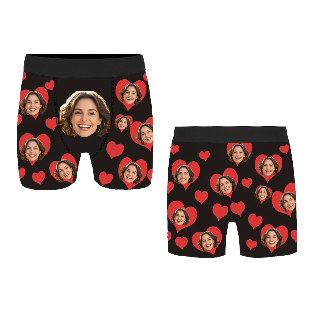 Men'S Fashion Underwear - Celana Boxer Pria dengan Foto Kustom,