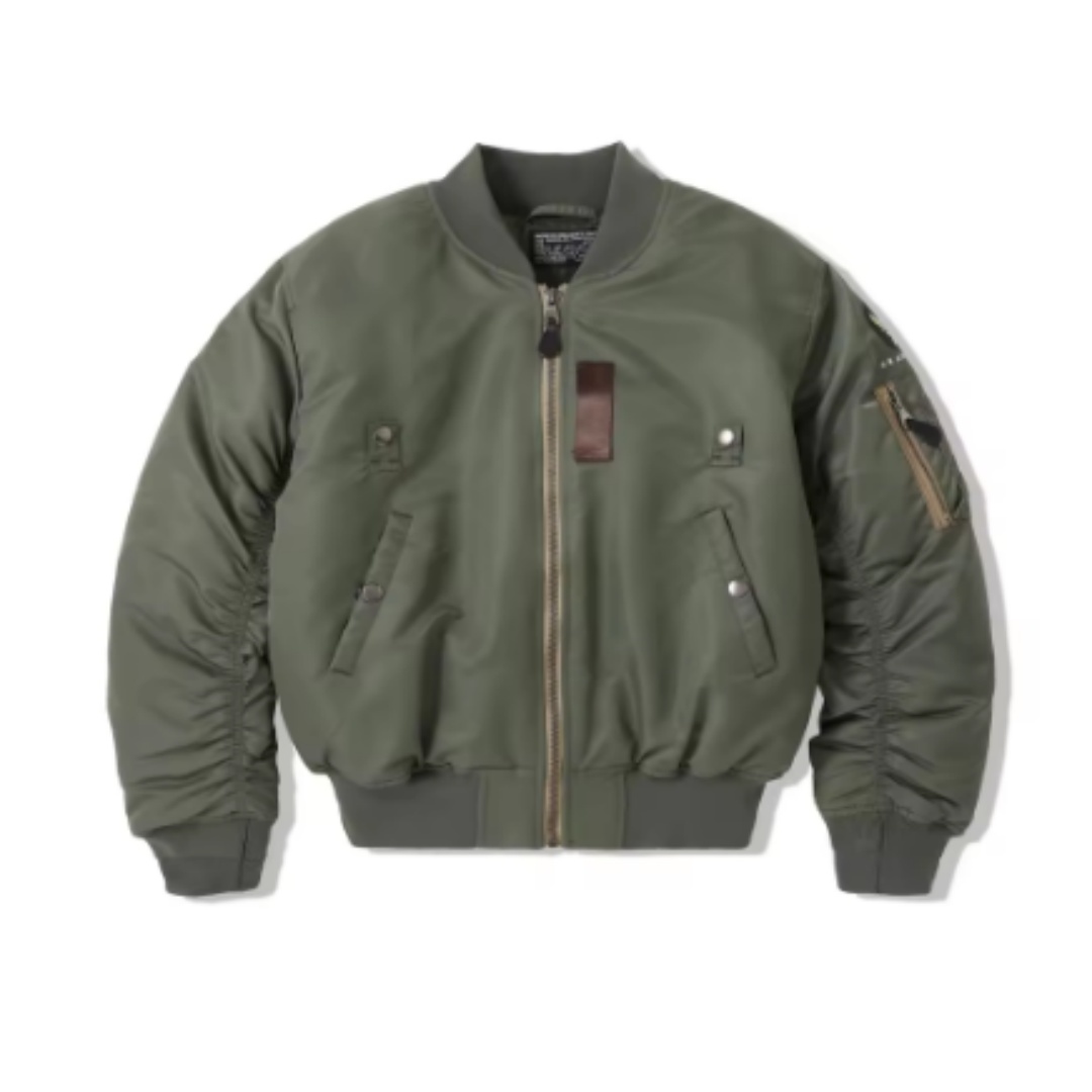 Mens Fashion Bomber Jacket - Jaket Pilot Musim Dingin WII USAF