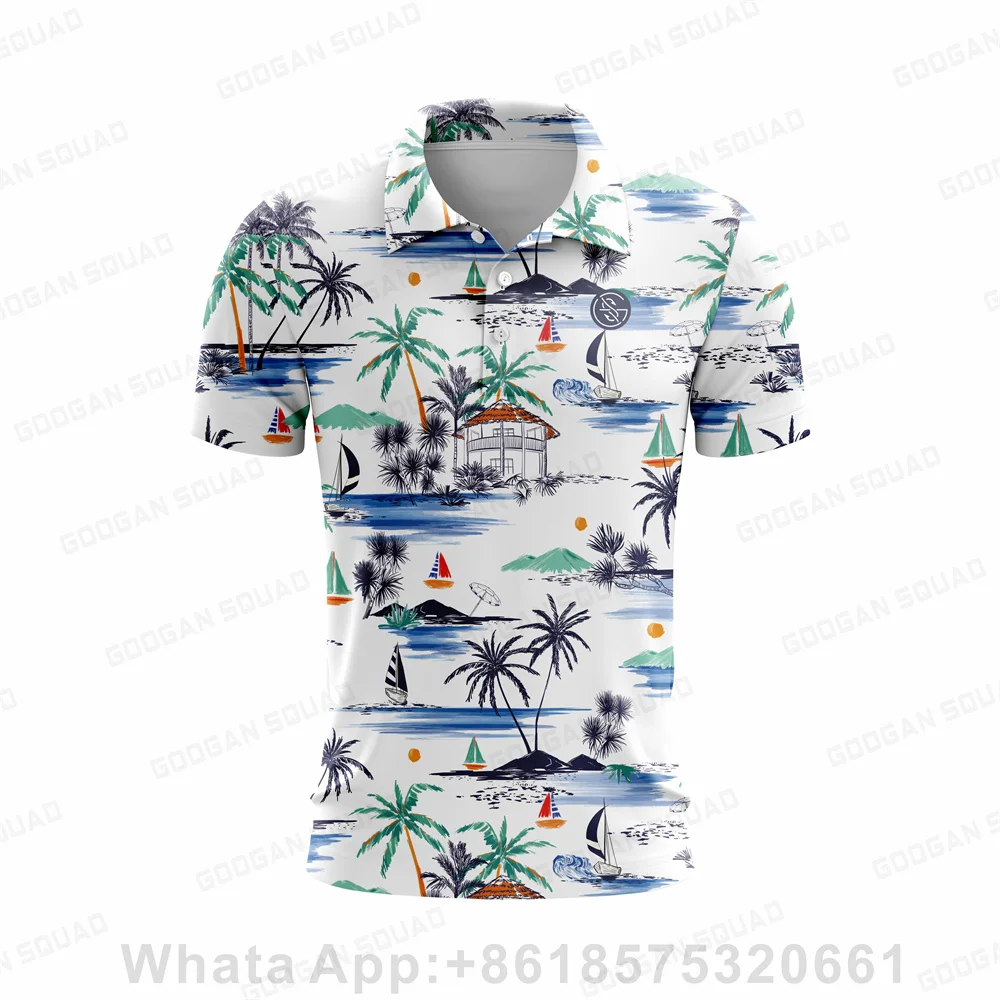 Kaos Polo Pria Gaya Hawaii Mus - Men'S Fashion Golf Clothing ulasan dan harga