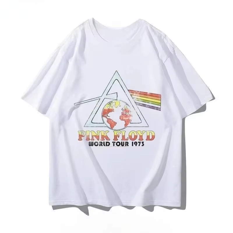 Kaus Cetak Grafis Pink Floyd,  - Men'S Fashion Pink Shirt ulasan dan harga