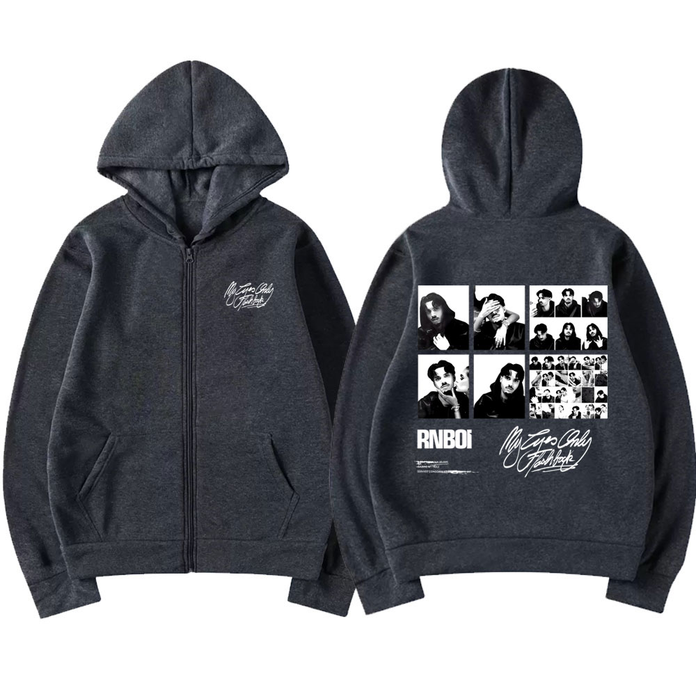 Hoodie Zipper Merch Album Flas - Mens Fashion Zip Up Hoodies ulasan dan harga