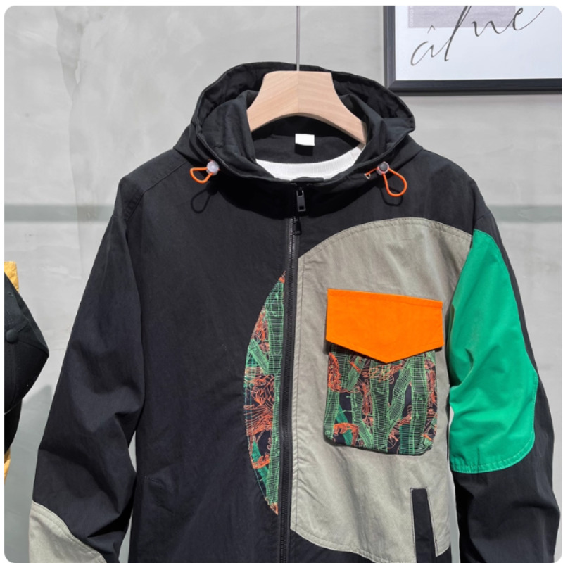 Jaket Hoodie Kasual Gaya Jalan - Mens Fashion Bomber Jacket ulasan dan harga