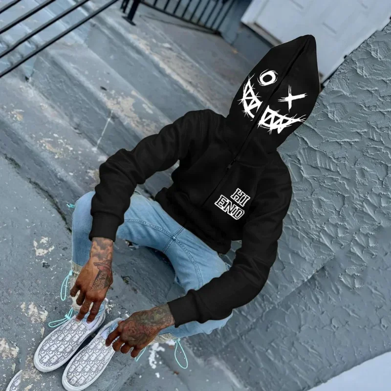 Hoodie Fashion Y2K Pria Wanita - Mens Fashion Zip Up Hoodies ulasan dan harga