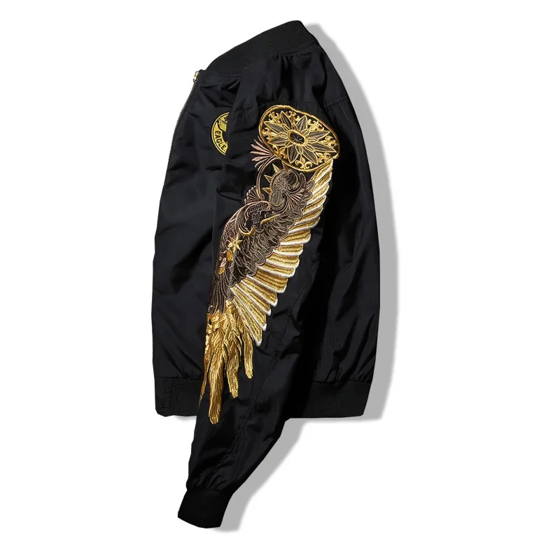 Jaket Pria Bordir Jaket Bomber - Mens Fashion Bomber Jacket ulasan dan harga