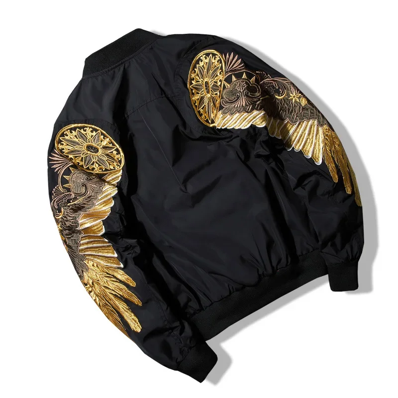 Jaket Pria Bordir Jaket Bomber - Mens Fashion Bomber Jacket ulasan dan harga