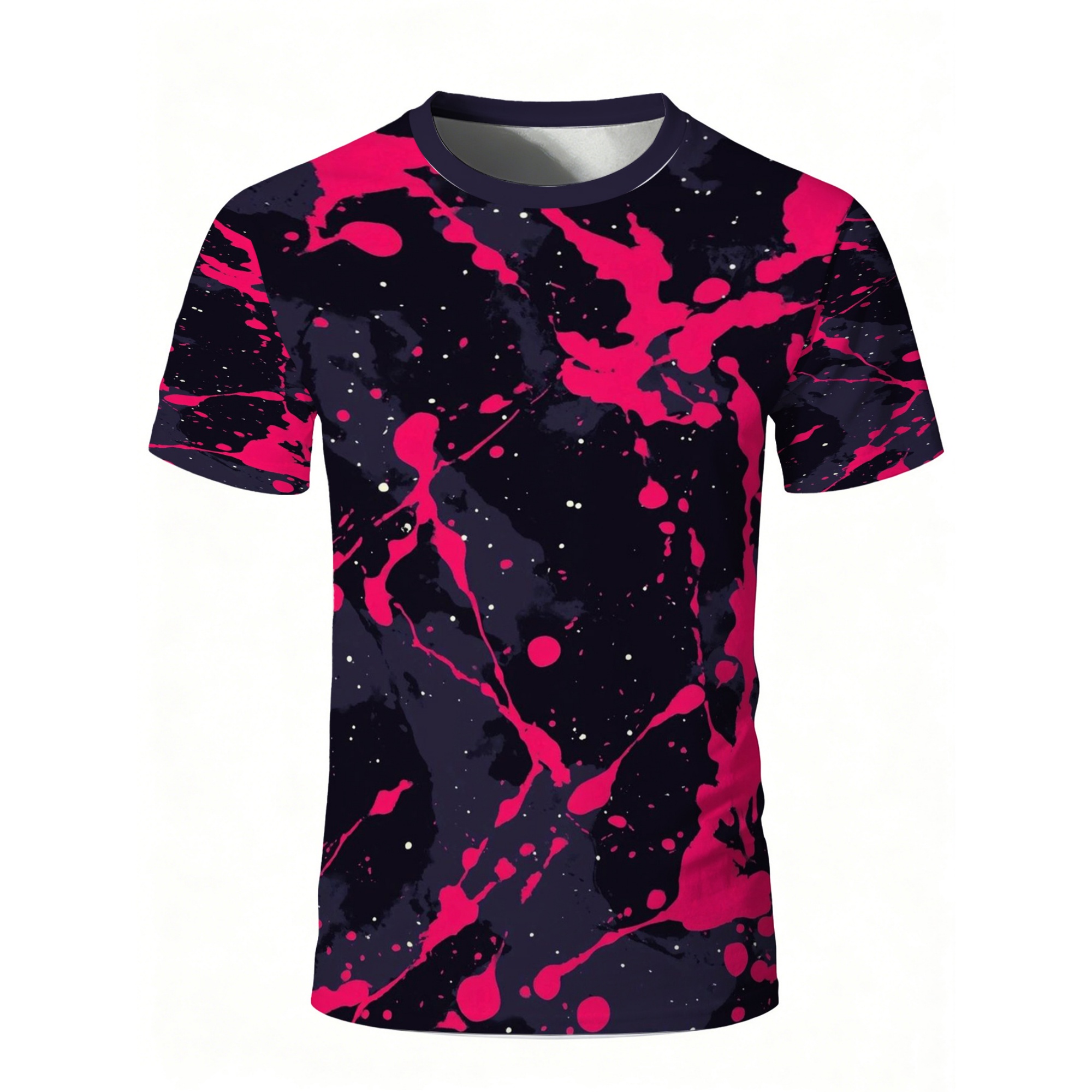 Kaus Lengan Pendek Pakaian Jal - Men'S Fashion Pink Shirt ulasan dan harga