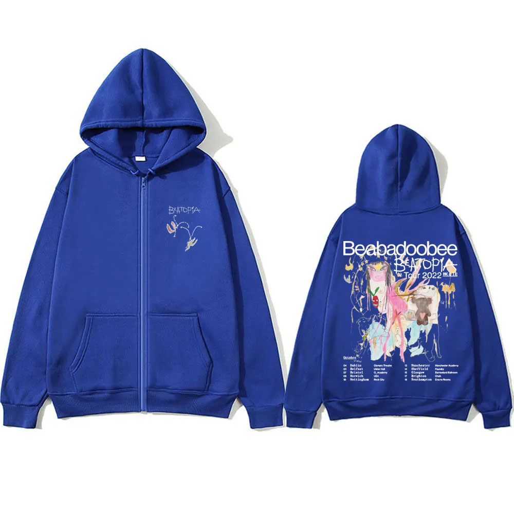 Beabadoobee Beatopia Tour Hood - Mens Fashion Zip Up Hoodies ulasan dan harga