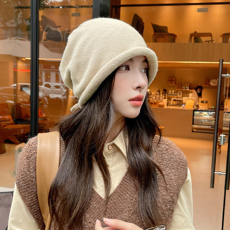 Topi Rajut Wanita Musim Dingin - Beanie Winter Hat ulasan dan harga