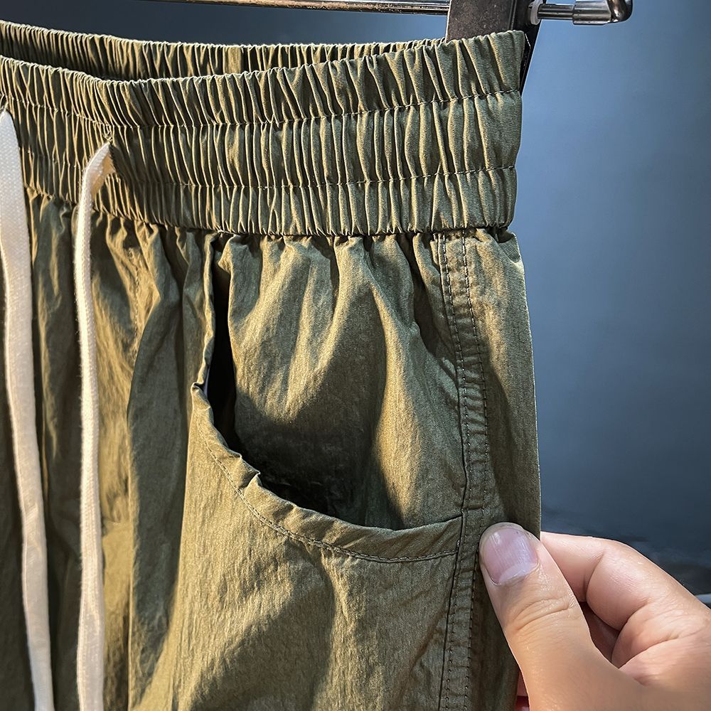 Celana Pendek Kargo Bermuda Pr - Men'S Fashion Loose Pants ulasan dan harga