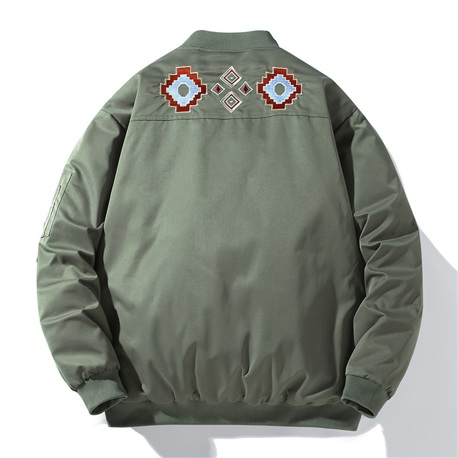 Jaket bisbol parka pria, tebal - Mens Fashion Bomber Jacket ulasan dan harga