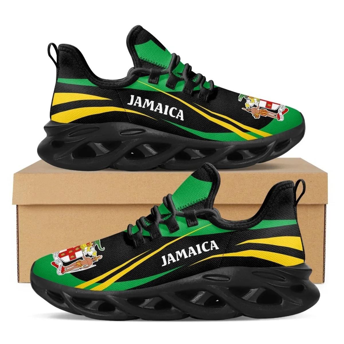 Sepatu Motif Bendera Jamaika S - Men'S Fashion Footwear ulasan dan harga
