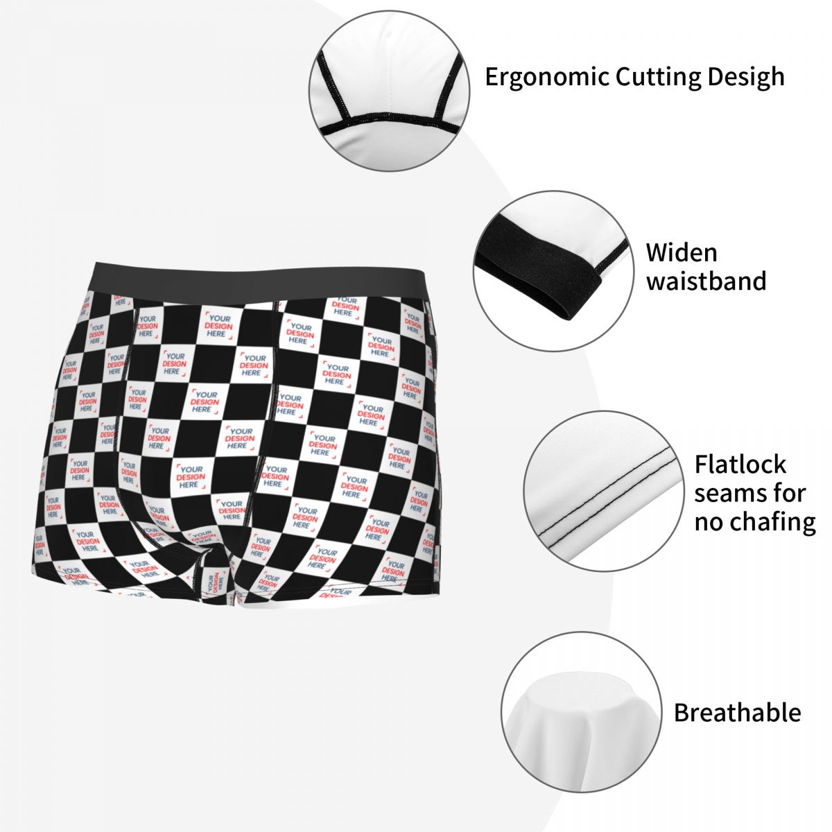 Celana Boxer Pria Custom Logo, - Men'S Fashion Underwear ulasan dan harga