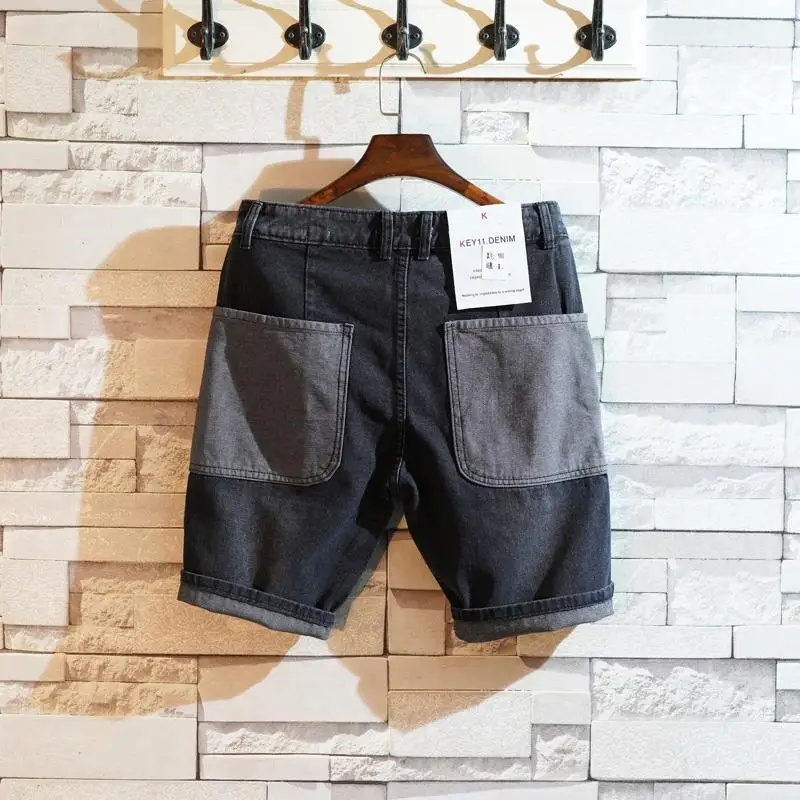 Celana Jeans Pendek Lurus Long - Men'S Fashion Jeans ulasan dan harga