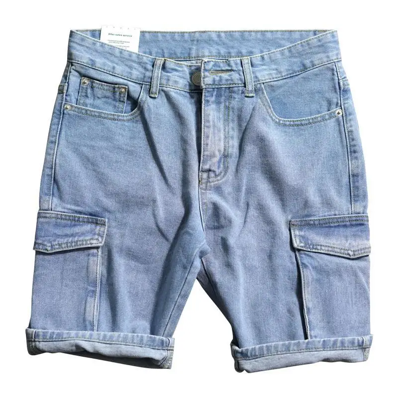 Celana Jeans Pendek Lurus Long - Men'S Fashion Jeans ulasan dan harga