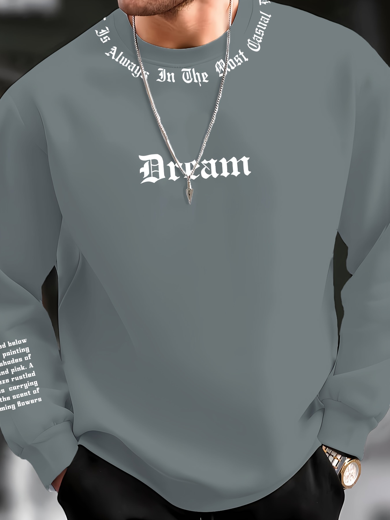 Sweatshirt Pria Leher Bulat de - Men'S Fashion 2026 ulasan dan harga