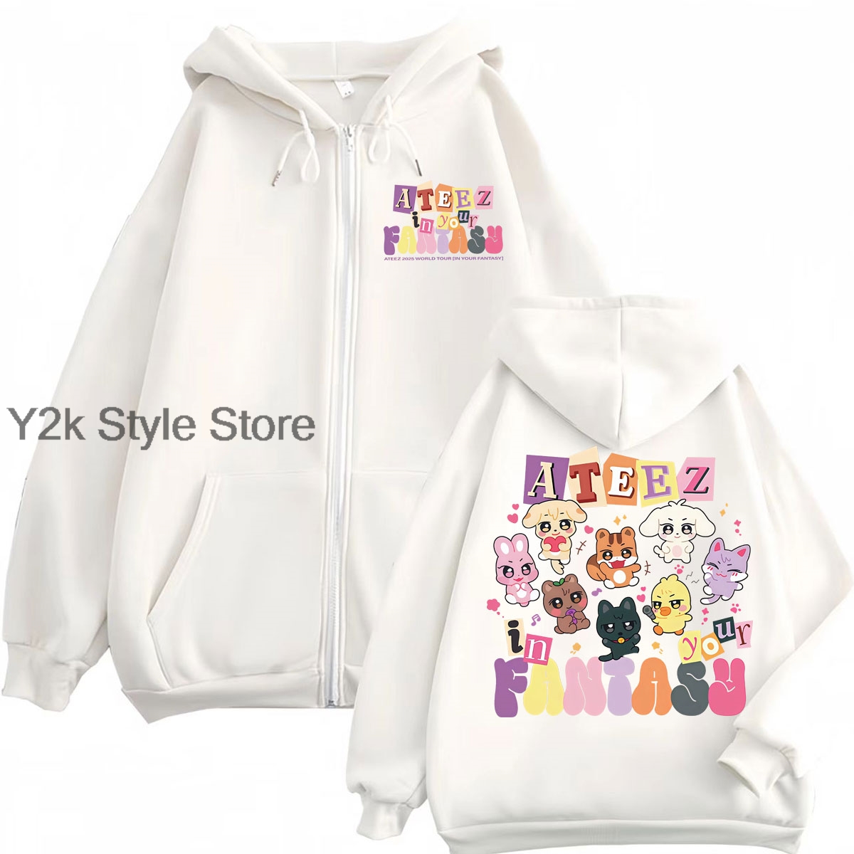 World Tour 2025 Zip Up Sweatsh - Mens Fashion Zip Up Hoodies ulasan dan harga