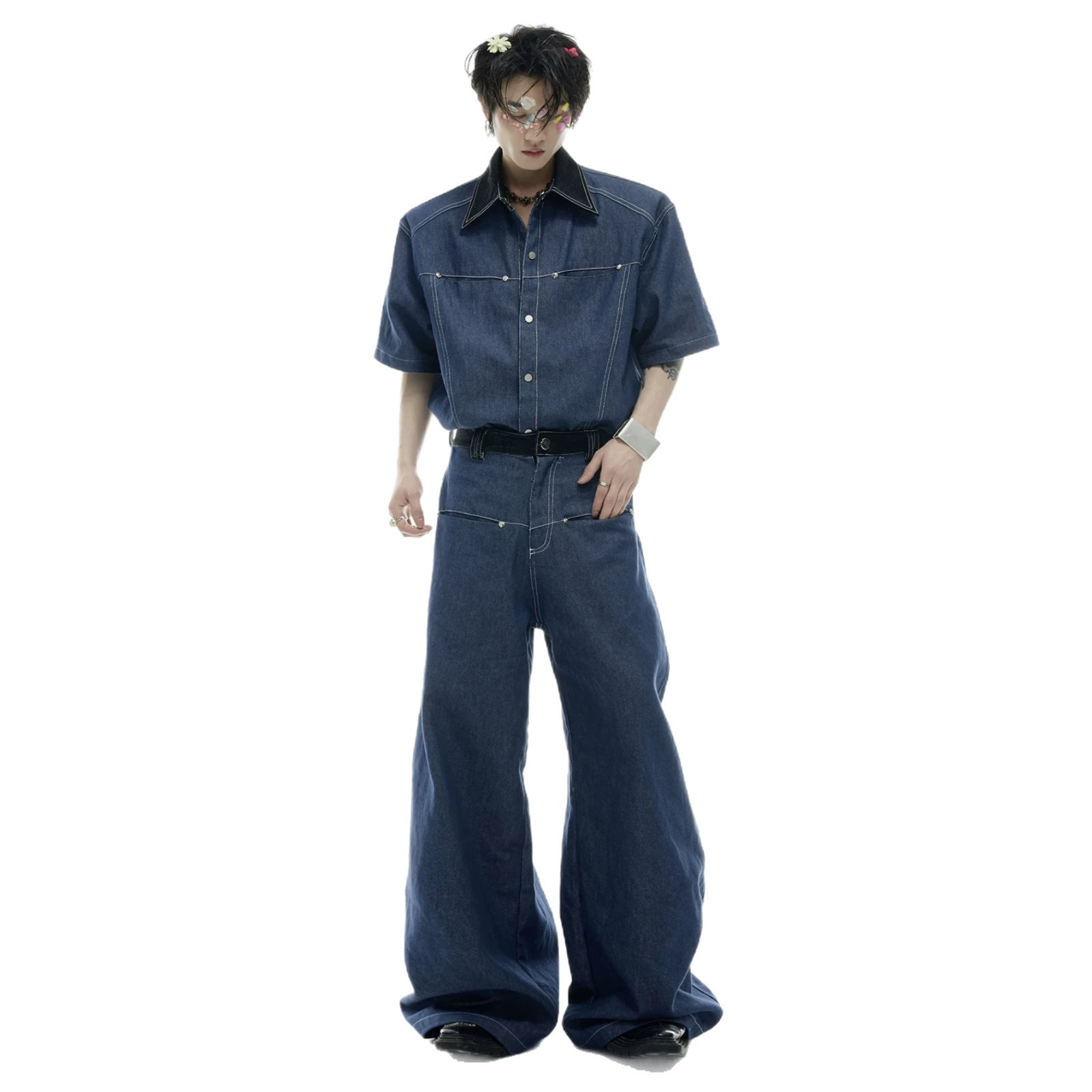 Set Denim Pria Musim Panas Gay - Men'S Fashion Jeans ulasan dan harga