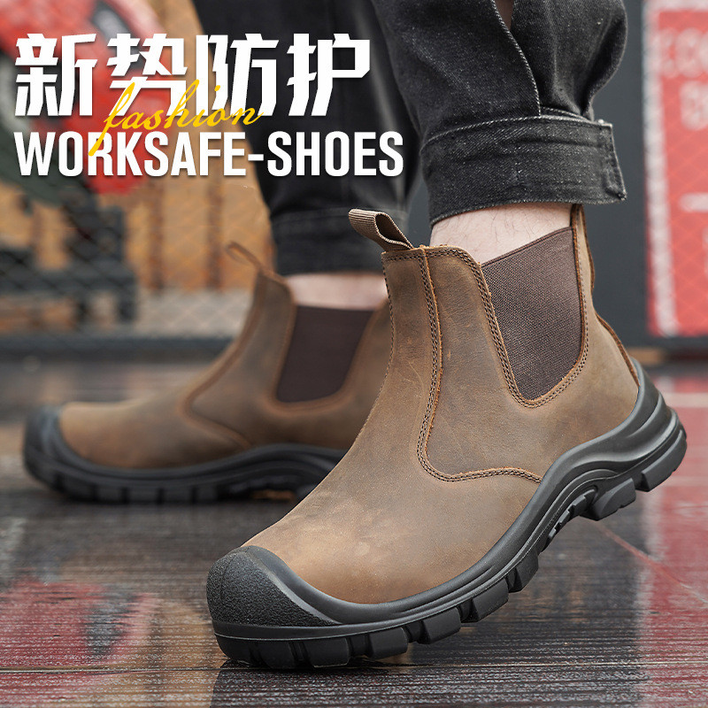 Sepatu Bot Kerja Penutup Kaki  - Men'S Fashion Footwear ulasan dan harga