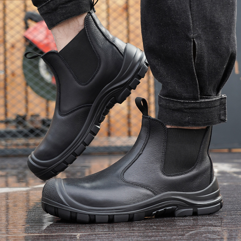 Sepatu Bot Kerja Penutup Kaki  - Men'S Fashion Footwear ulasan dan harga