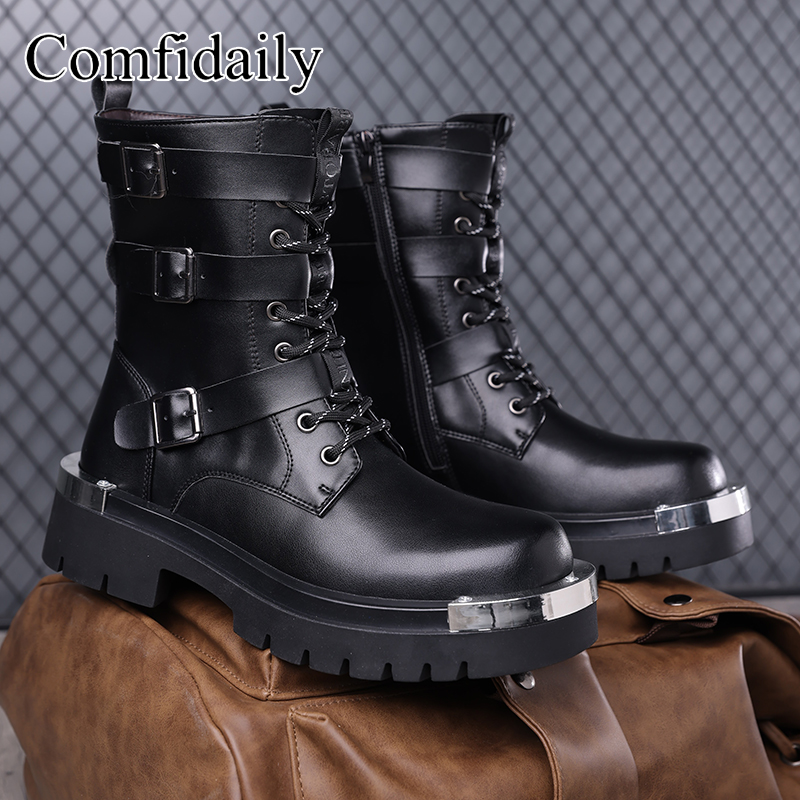 Sepatu Bot Tinggi Ukuran Besar - Belt Mens Fashion ulasan dan harga