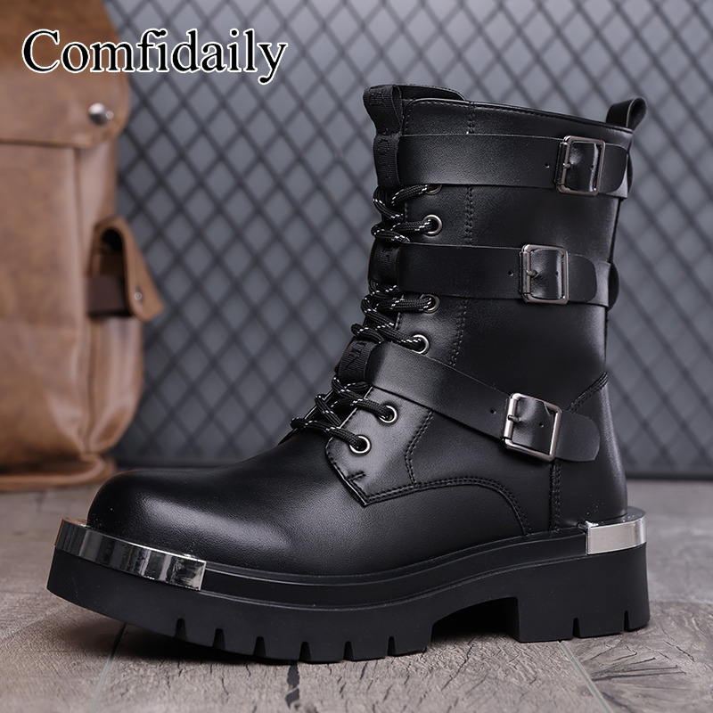 Sepatu Bot Tinggi Ukuran Besar - Belt Mens Fashion ulasan dan harga