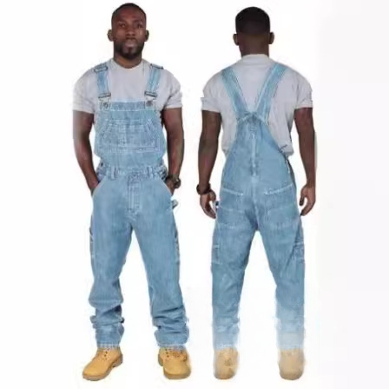 Celana Denim Sobek Pria dengan - Men'S Fashion Loose Pants ulasan dan harga