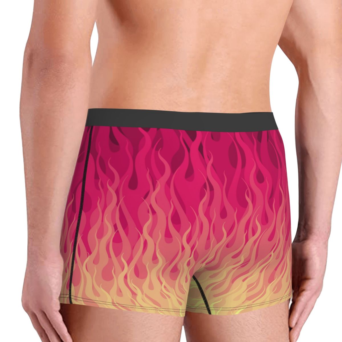 Celana Boxer Pria Motif Api Be - Men'S Fashion Underwear ulasan dan harga