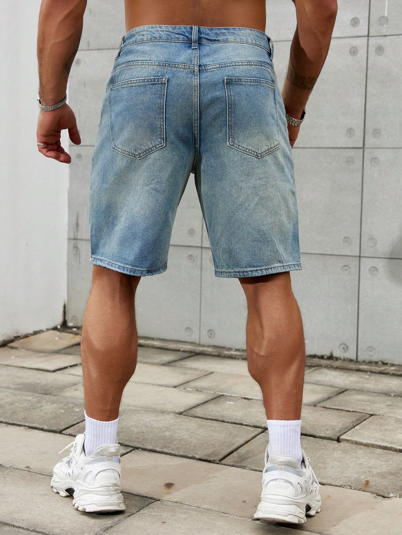 Celana pendek Jeans sobek pria - Men'S Fashion Jeans ulasan dan harga